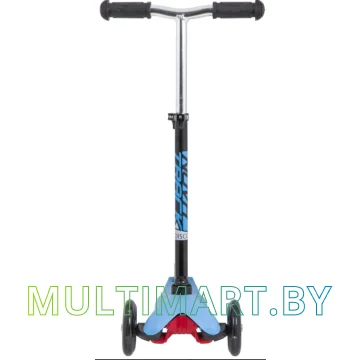 Самокат Novatrack Disco-Kids Basic 120H.DISCOKIDS.BBL20 (черный/голубой, 2020) картинка 2